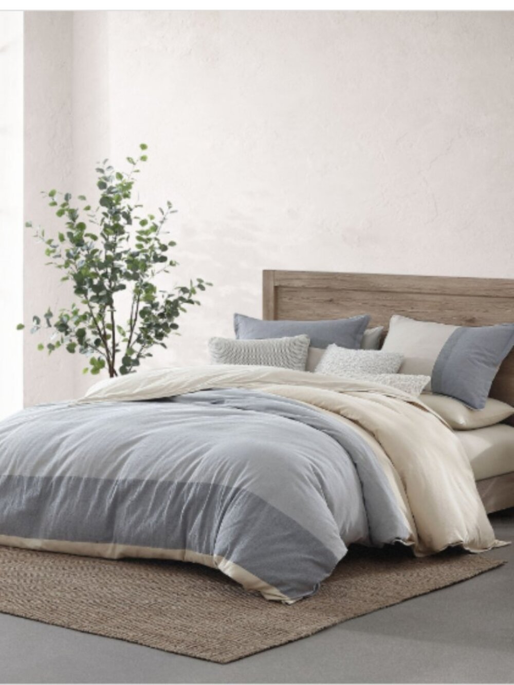 Dkny Pure Color Blocked Comforter Set, King